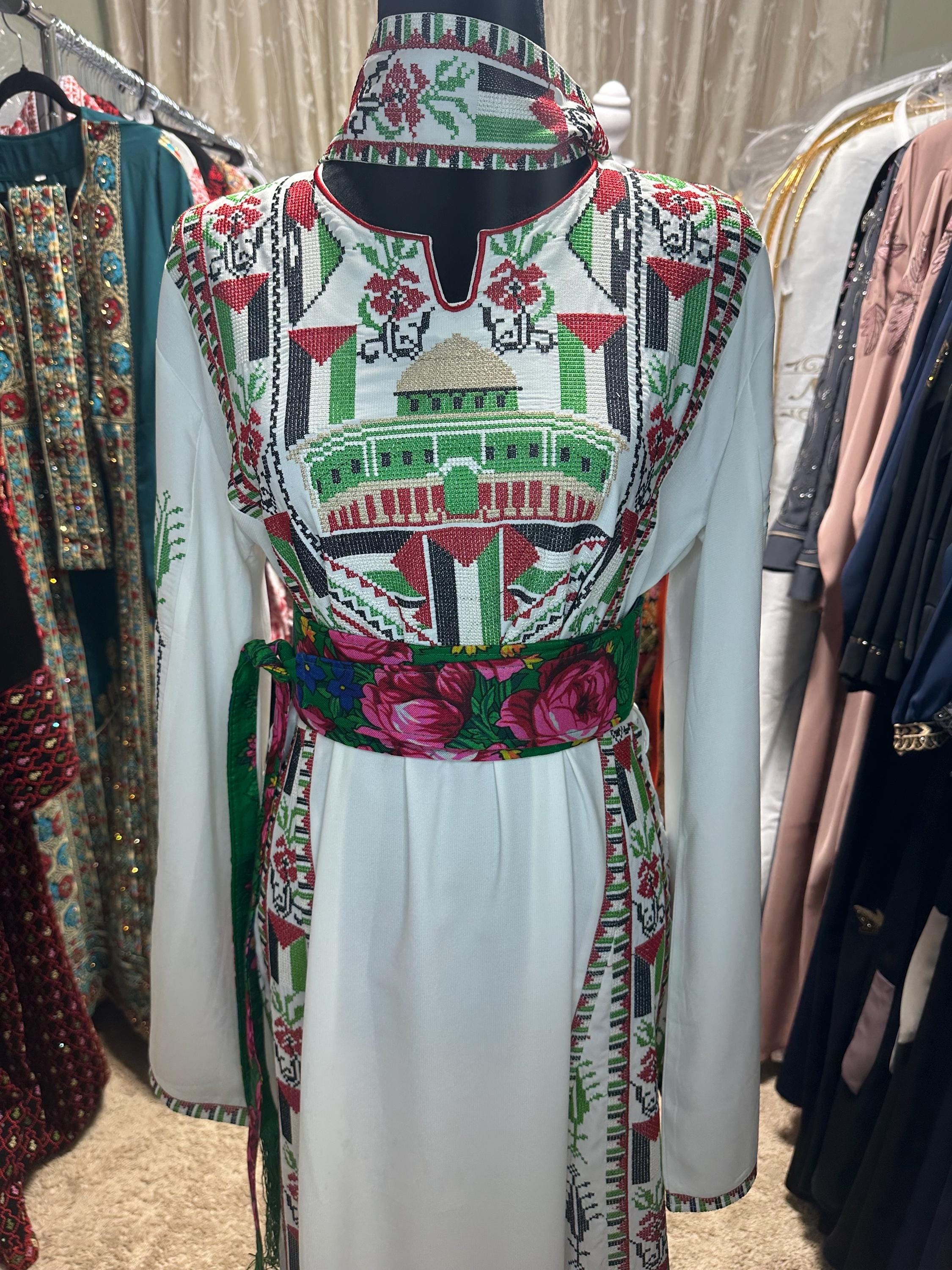 Stylish embroidered Kashmir Thobe Belt | 47 inch long